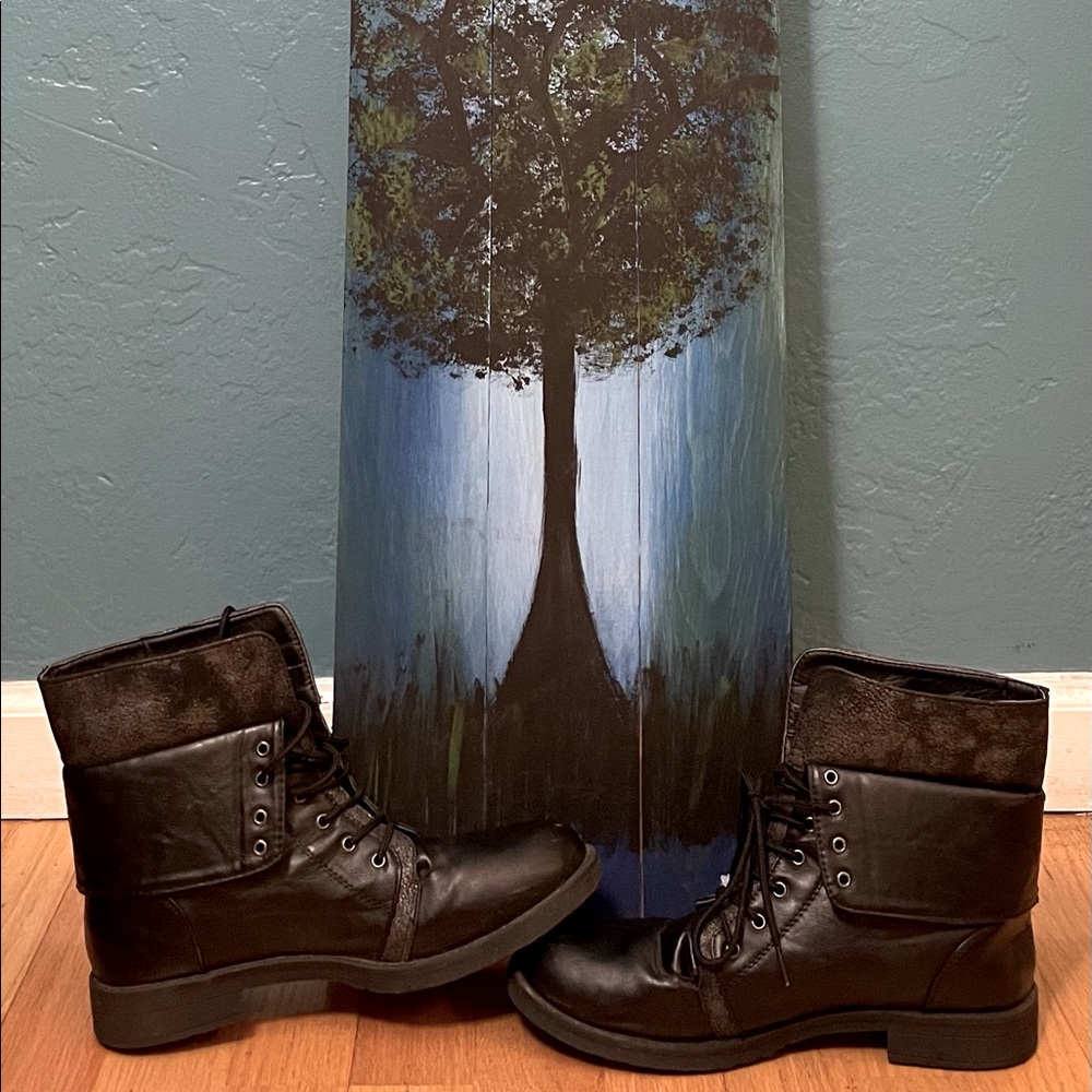 Comfy combat boots